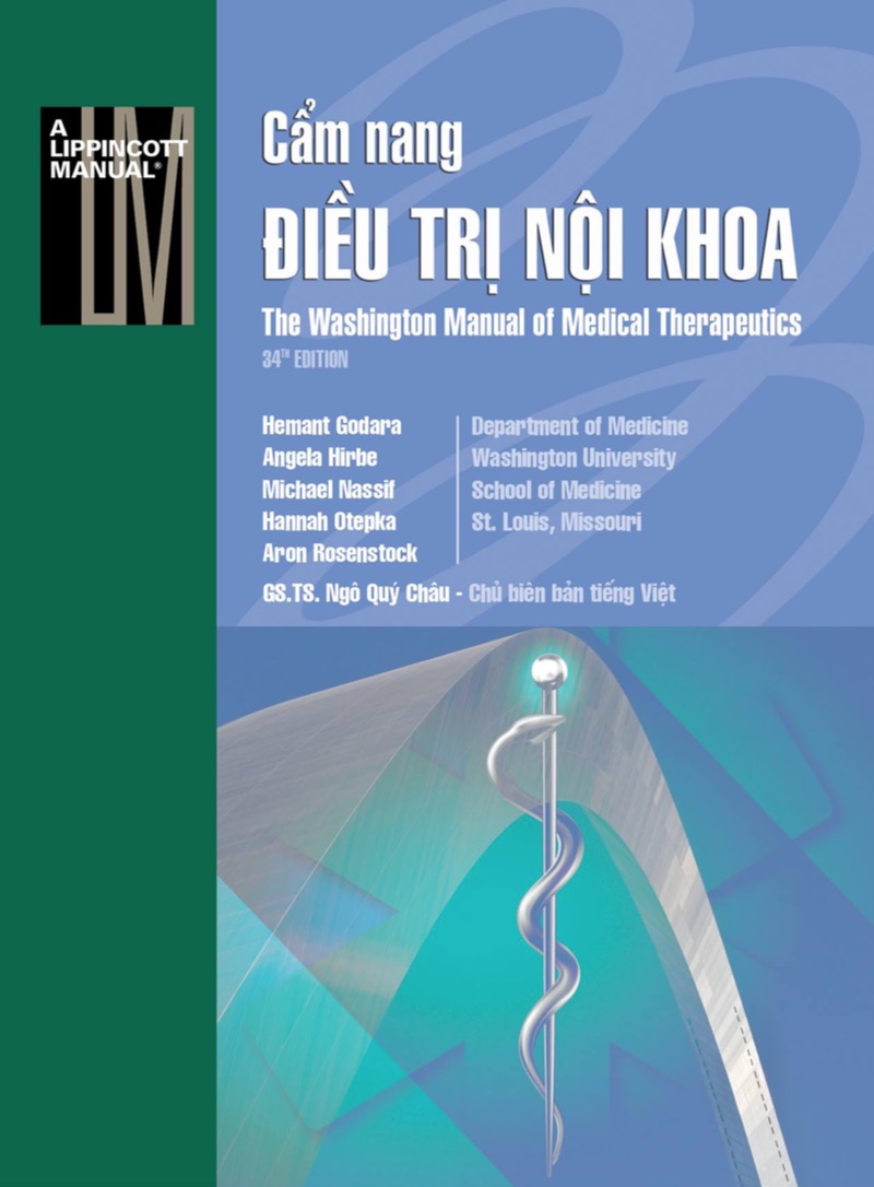 Cẩm Nang Điều Trị Nội Khoa – The Washington Mannual Of Medical Therapeutics