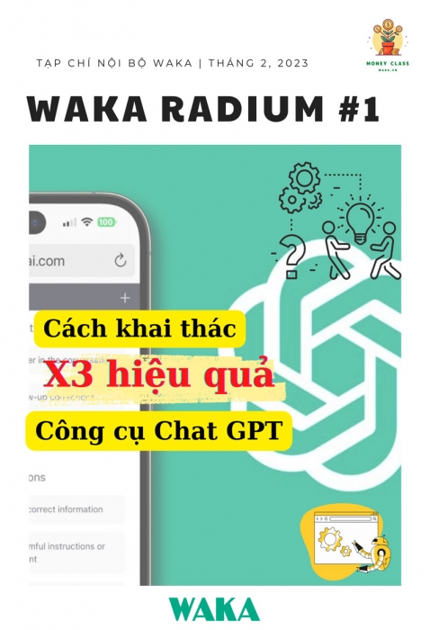Waka Radium #1: Cách khai thác X3 hiệu quả Công cụ ChatGPT