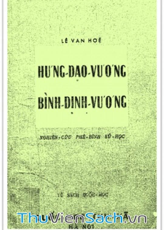 Hưng Đạo Vương- Bình Định Vương