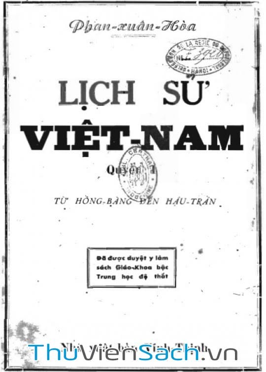 Lịch Sử Việt Nam Từ Hồng Bàng Đến Hậu Trần