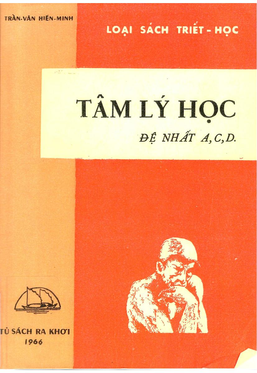 Tâm Lý Học Đệ Nhất A,C,D – Trần Văn Hiến Minh full prc pdf epub azw3 [Giáo trình]