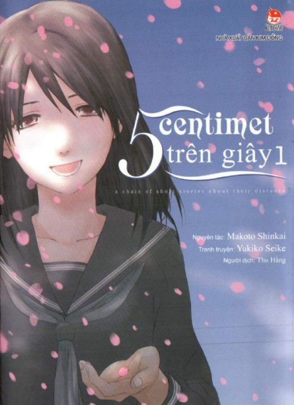 5 Centimet Trên Giây – Makoto Shinkai & Yukiko Seike full mobi pdf epub azw3 [Romance]