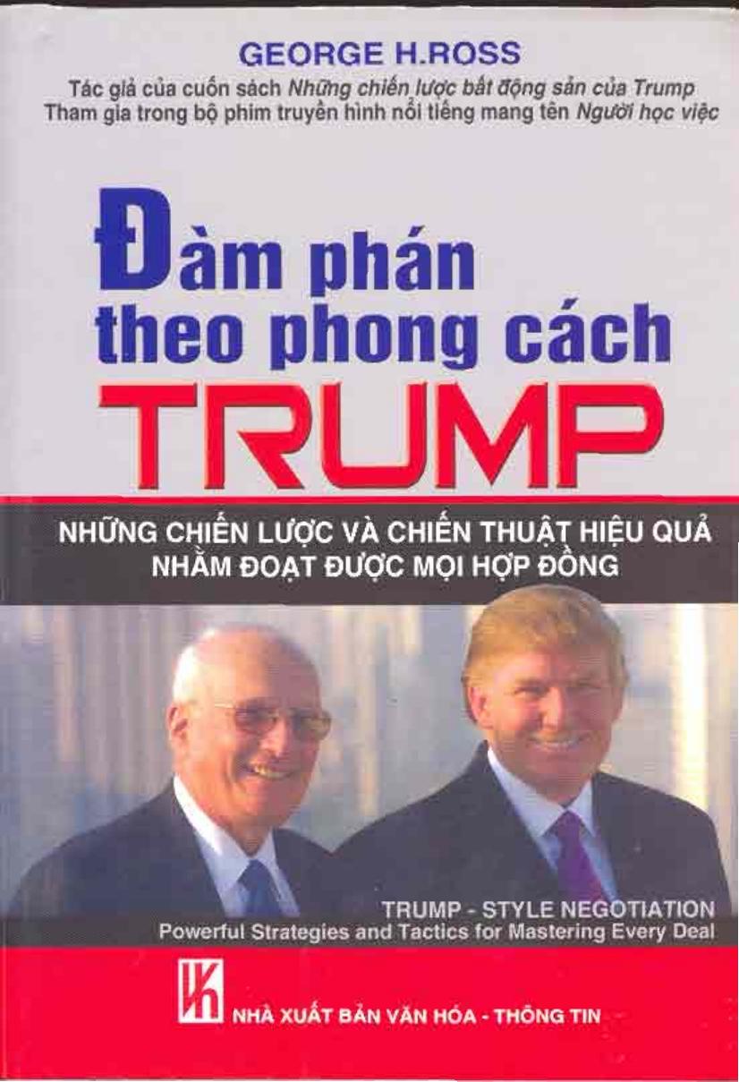 Đàm Phán Theo Phong Cách Trump – George H. Ross full mobi pdf epub azw3 [Self Help]