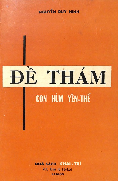 Đề Thám – Con Hùm Yên Thế – Nguyễn Duy Hinh full mobi pdf epub azw3 [Danh Nhân]