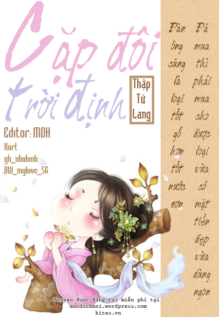 Cặp Đôi Trời Định – Thập Tứ Lang full prc, pdf, epub, azw3 [Ngôn Tình]