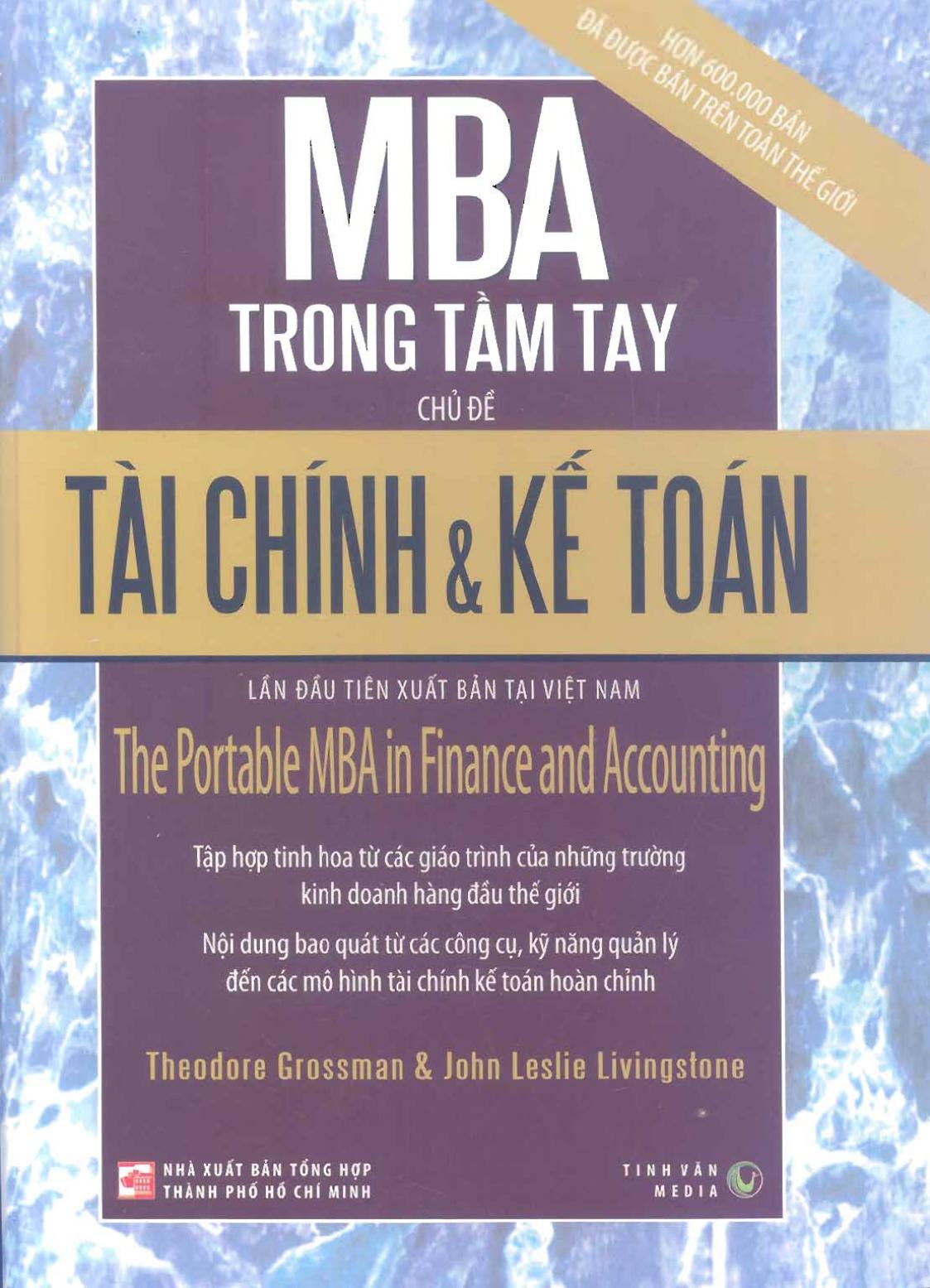 Tài Chính & Kế Toán – Theodore Grossman & John Leslie Livingstone full mobi pdf epub azw3 [Quản Trị]