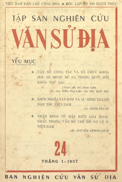 Tập San Nghiên Cứu Văn Sử Địa Tập 24 – Nhiều Tác Giả full prc pdf epub azw3 [Lịch sử]