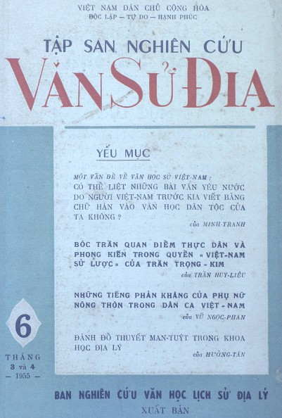 Tập San Nghiên Cứu Văn Sử Địa Tập 6 – Nhiều Tác Giả full mobi pdf epub azw3 [Lịch Sử]