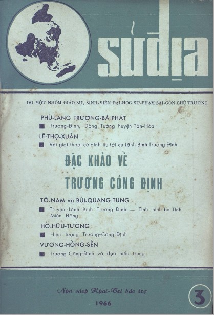 Tập San Sử Địa Tập 3: Đặc Khảo Về Trương Công Định – Giáo Sư Sinh Viên Đại Học Sư Phạm Sài Gòn full prc pdf epub azw3 [Biên Khảo]