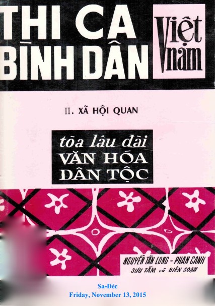 Thi Ca Bình Dân Việt Nam (Quyển 2) – Nguyễn Tấn Long & Phan Canh full mobi pdf epub azw3 [Biên Khảo]