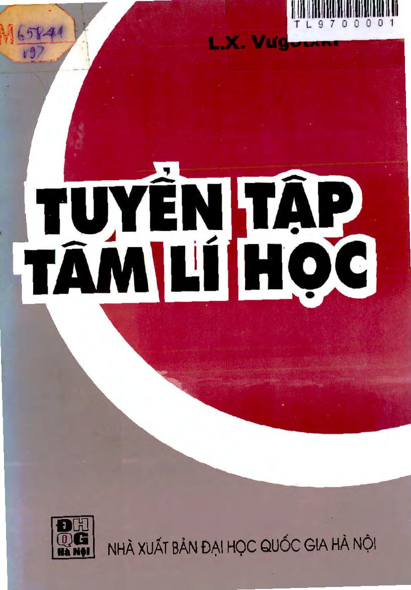 Tuyển Tập Tâm Lý Học – L. X. Vưgốtxki full prc pdf epub azw3 [Tuyển Tập]