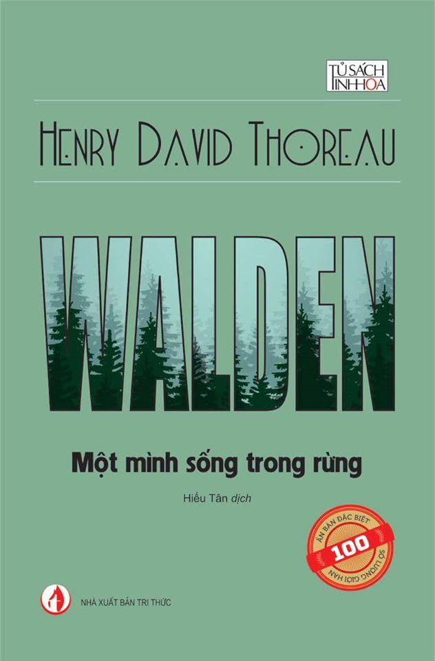 Walden – Một Mình Sống Trong Rừng – Henry David Thoreau full prc pdf epub azw3 [Tư Tưởng]