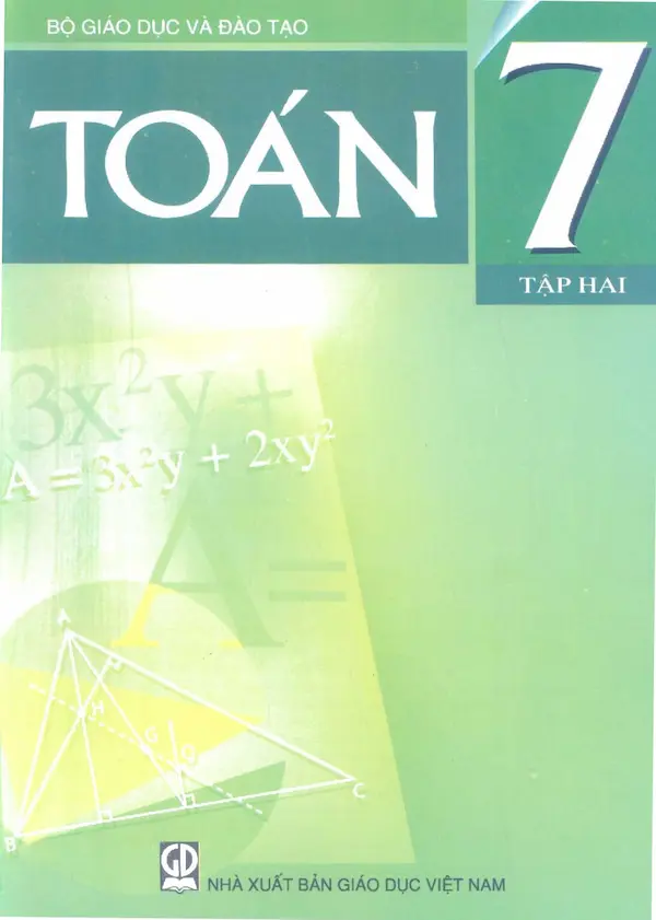 Sách Giáo Khoa Toán Lớp 7 Tập 2