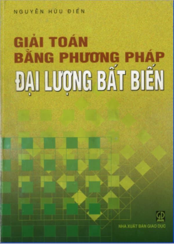 Giải toán bằng phương pháp đại lượng bất biến