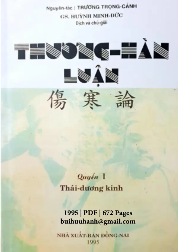 Thương Hàn Luận Quyển 1-Thái Dương Kinh