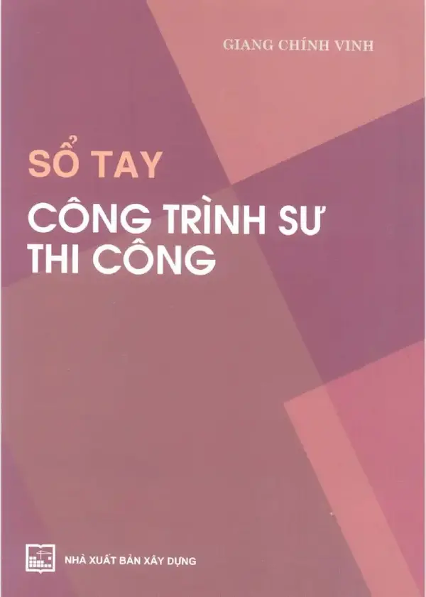 Sổ tay công trình sư thi công