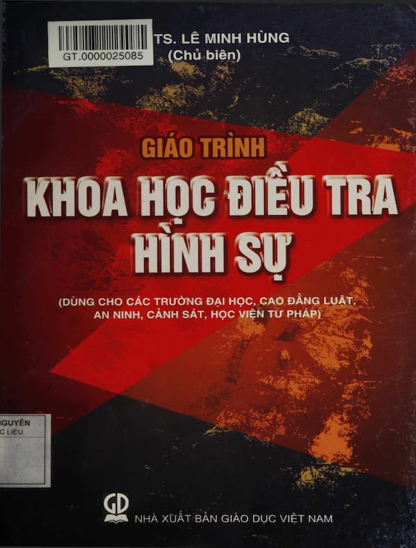 Giáo trình khoa học điều tra hình sự