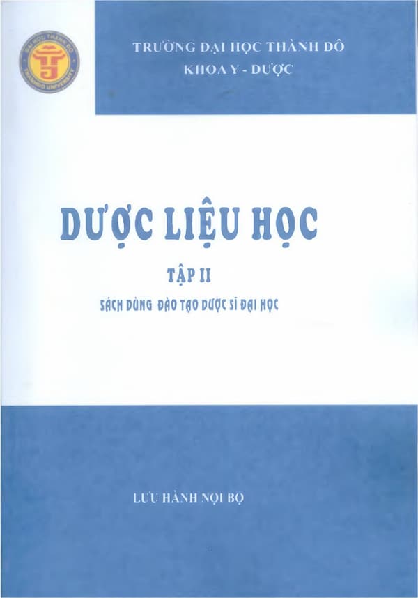 Dược liệu học – tập 2