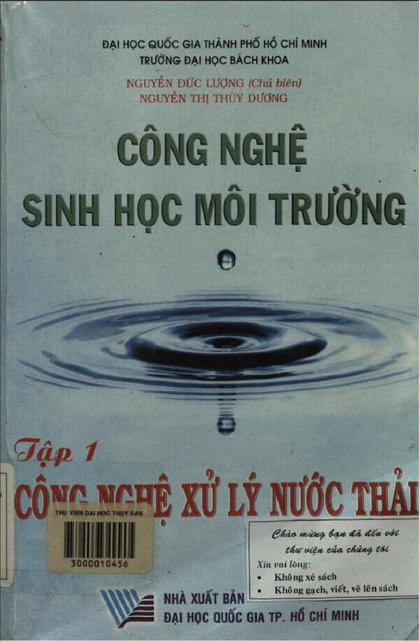 Công Nghệ Sinh Học Môi Trường – Tập 1 – Công nghệ xử lý nước thải