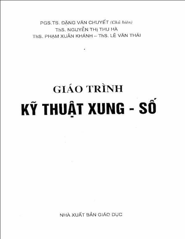 Giáo trình kỹ thuật xung – số