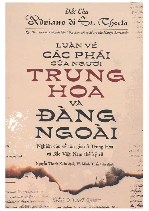 Luận về các phái của người Trung Hoa và Đàng Ngoài