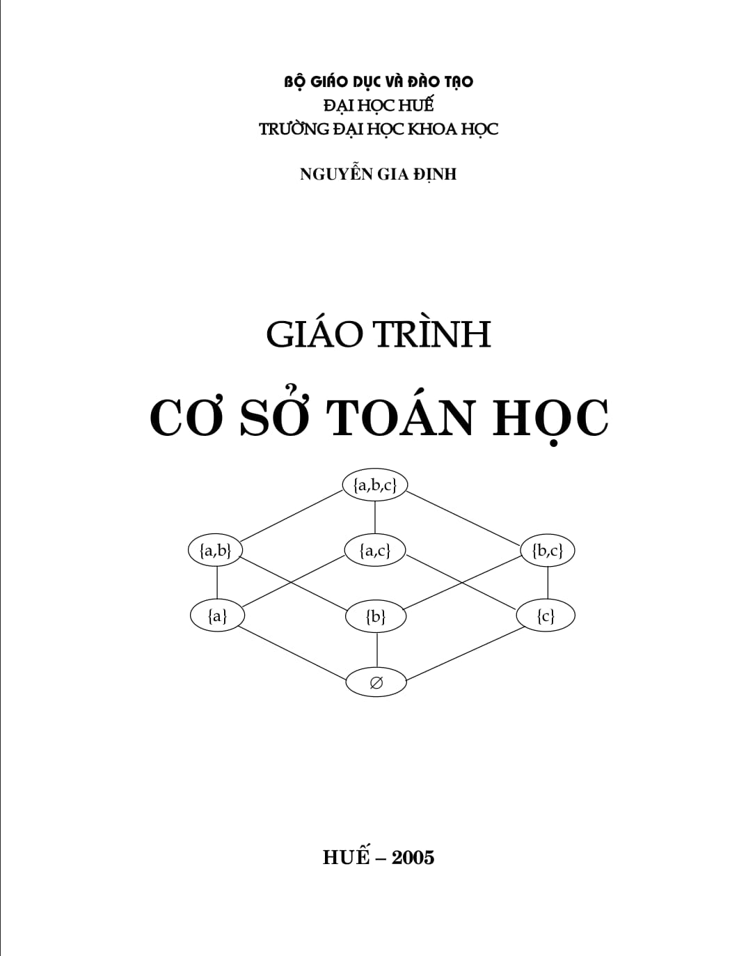 Giáo trình cơ sở toán học