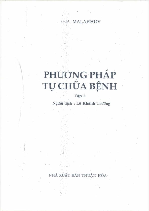 Phương pháp tự chữa bệnh – Tập 2