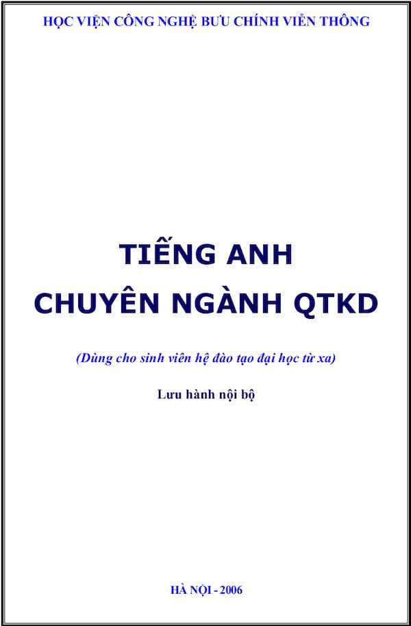 Tiếng anh chuyên ngành quản trị kinh doanh