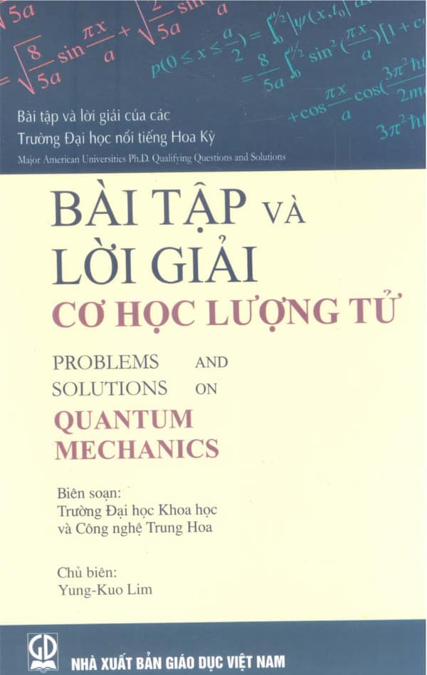 Bài tập và lời giải cơ học lượng tử