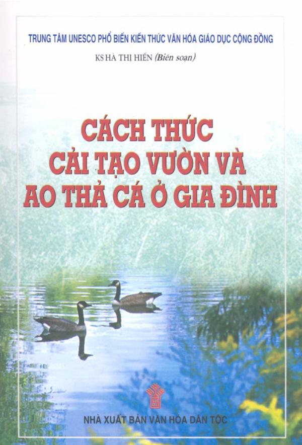 Cách Thức Cải Tạo Vườn Và Ao Thả Cá Ở Gia Đình