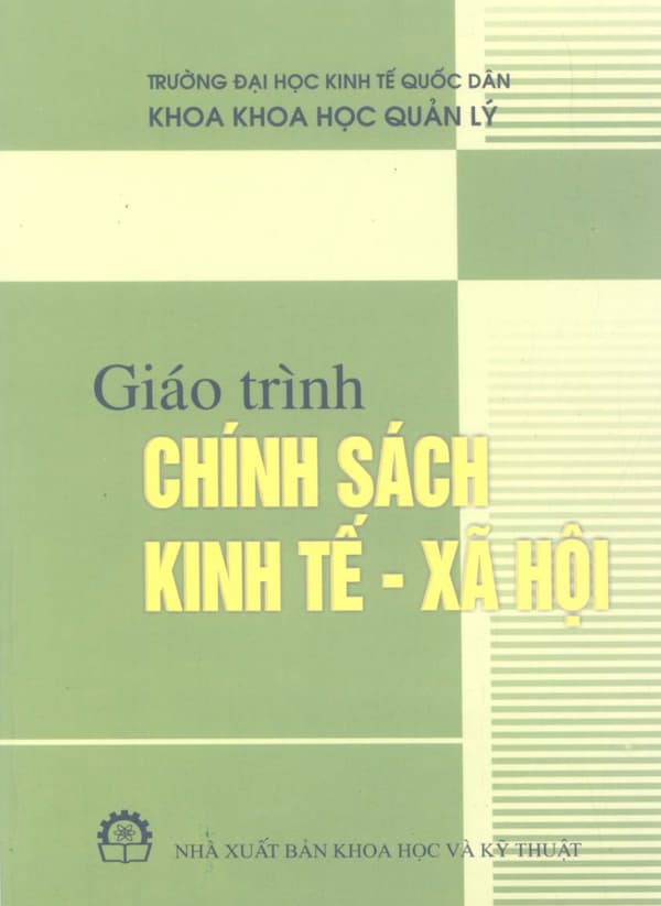 Giáo trình chính sách kinh tế – xã hội