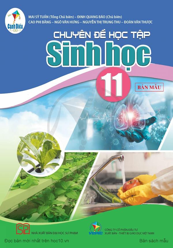 Chuyên Đề Học Tập Sinh Học 11 – Cánh Diều