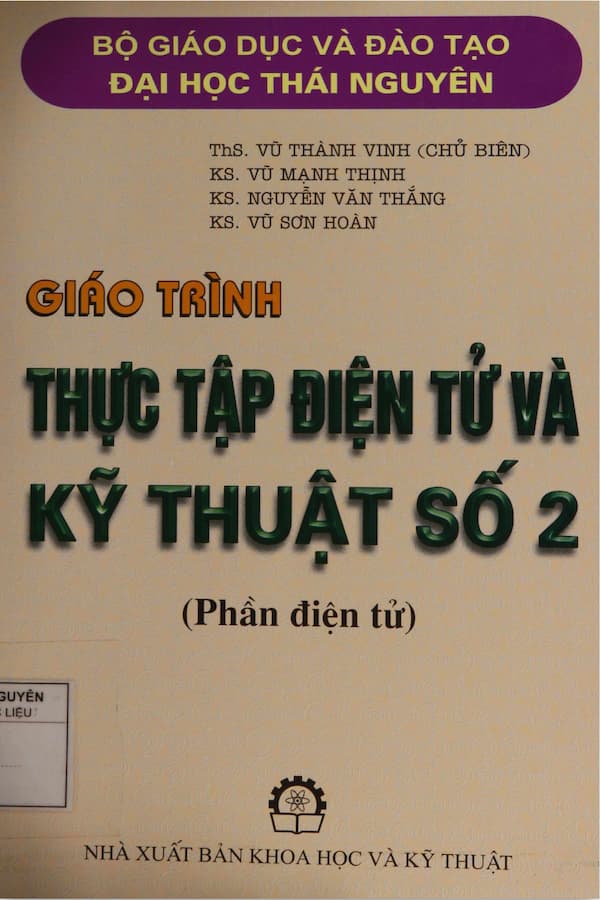 Giáo trình thực tập điện tử và kỹ thuật số 2 (phần điện tử)