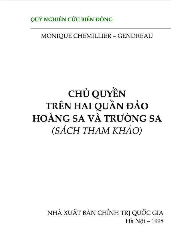 Chủ quyền trên hai quần đảo Hoàng Sa và Trường Sa