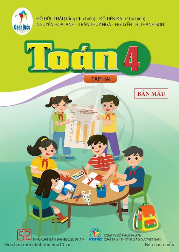 Toán 4 – tập 2 – Cánh diều