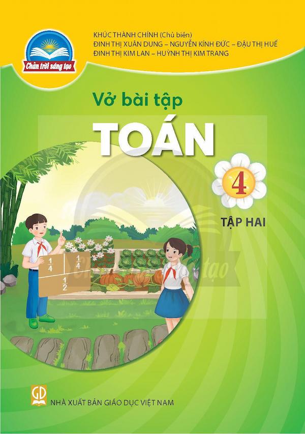 Vở Bài Tập Toán 4 Tập Hai – Chân Trời Sáng Tạo