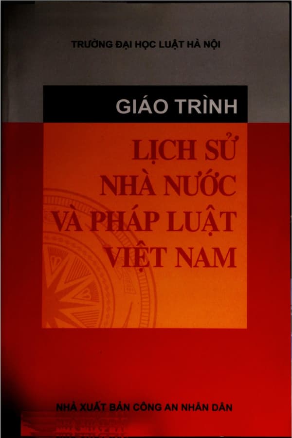 Giáo trình lịch sử nhà nước và pháp luật