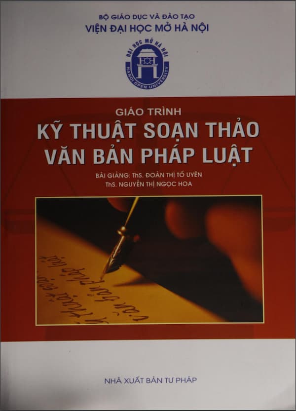 Giáo trình kỹ thuật soạn thảo văn bản pháp luật