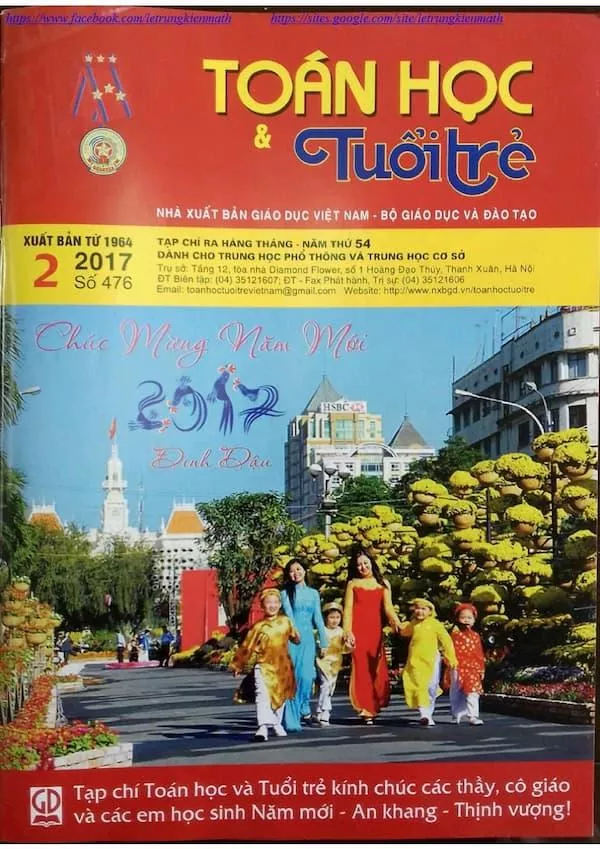 Tạp chí Toán Học và Tuổi trẻ số 476 tháng 2 năm 2017