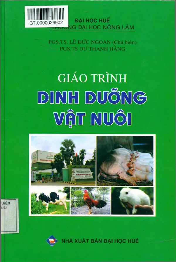 Giáo trình dinh dưỡng vật nuôi