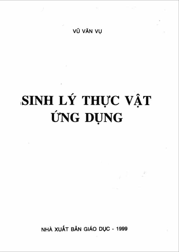 Sinh lý thực vật ứng dụng