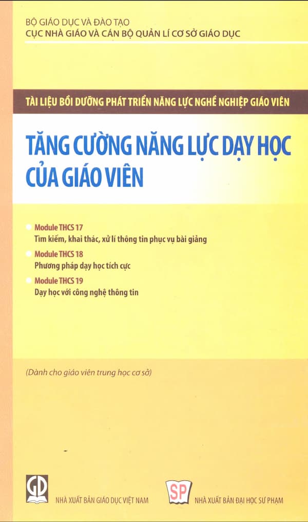 Tăng cường năng lực dạy học của giáo viên