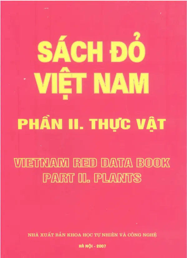 Sách Đỏ Việt Nam – Phần II (Thực Vật)