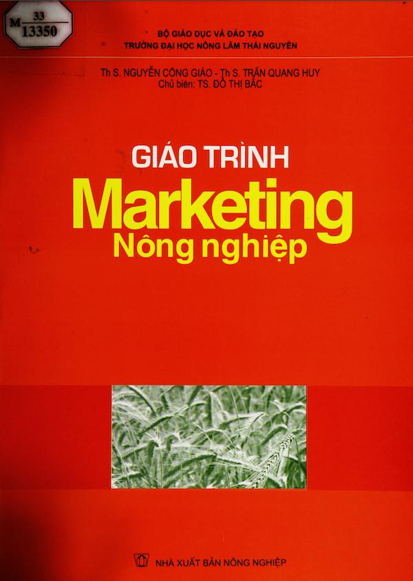 Giáo Trình Marketing Nông Nghiệp