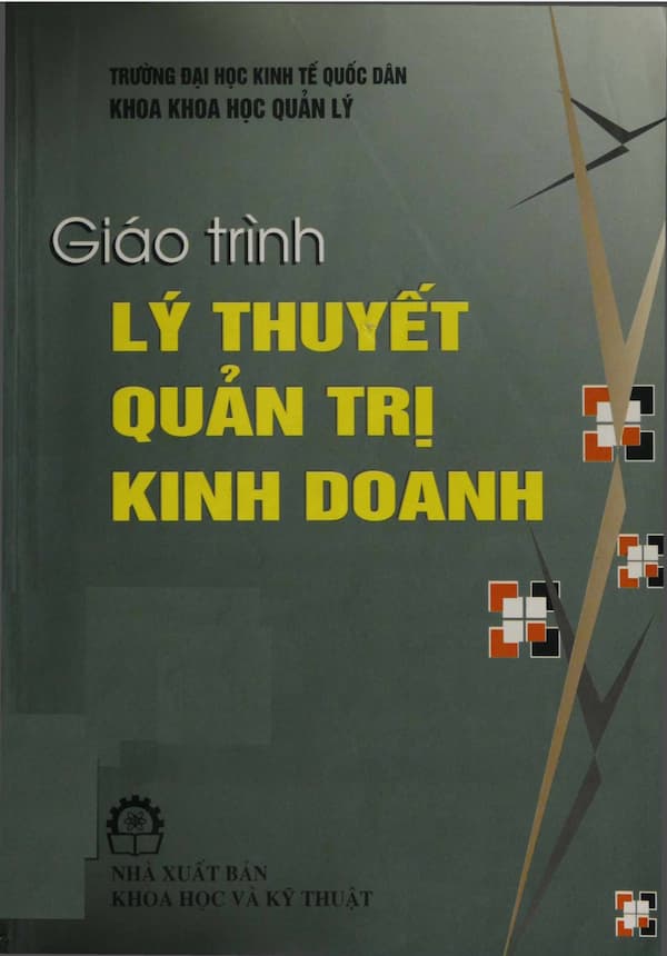 Giáo trình lý thuyết quản trị kinh doanh