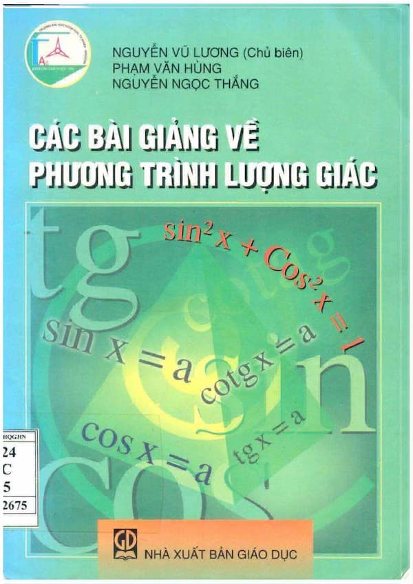 Các bài giảng về phương trình lượng giác