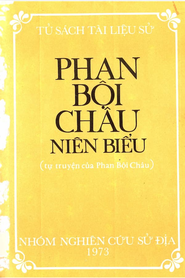 Phan Bội Châu niên biểu(Tự truyện của Phan Bội Châu)