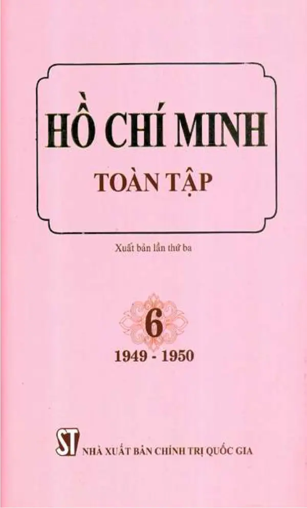 Hồ Chí Minh Toàn Tập – Tập 6