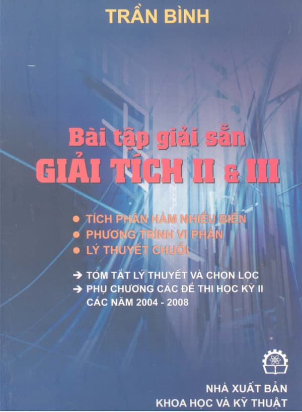 Bài tập giải sẵn giải tích II+III