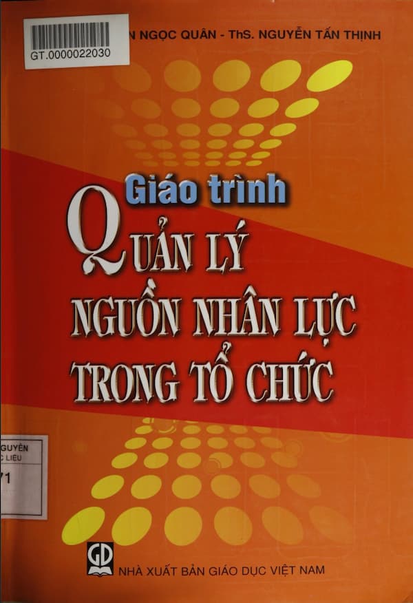 Giáo trình quản lý nguồn nhân lực trong tổ chức